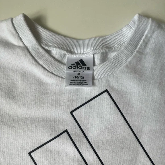 Adidas Girls’ Trefoil logo heavyweight T-shirt - Picture 5 of 5